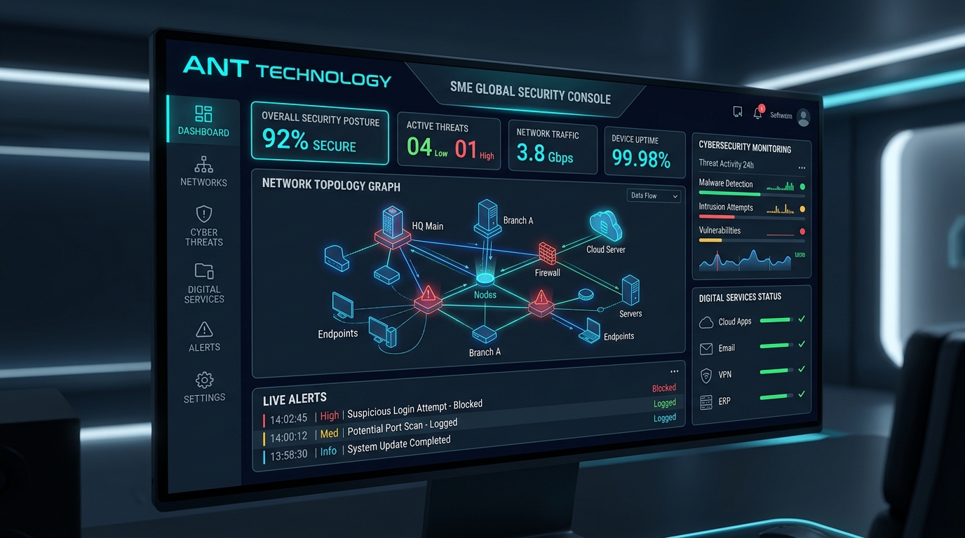 ANT Technology — Startup de services numériques aux PME